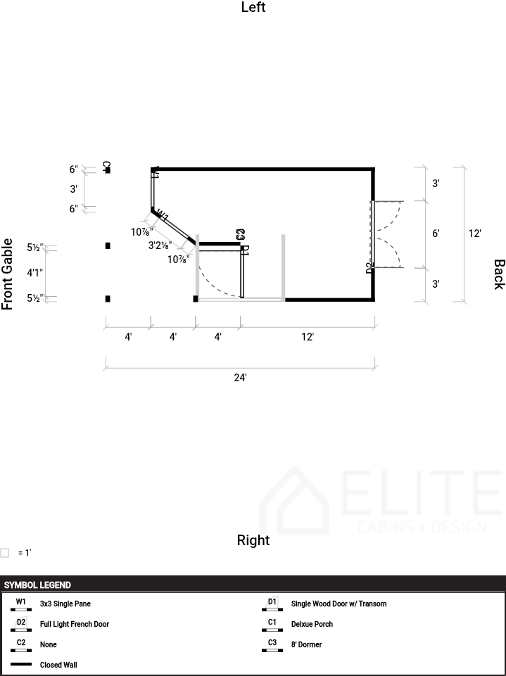 Smoky Mountain Cabin 12x24 - Image 2